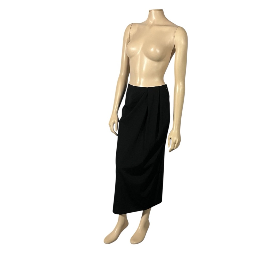 Max Mara Weekend Hans Black Jersey Midi Skirt - Picture 5 of 16